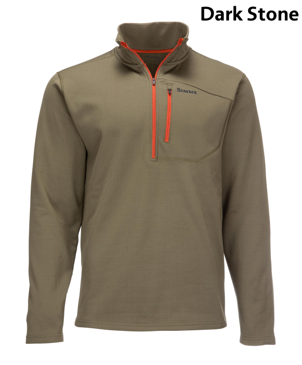 Simms Thermal 1/4 Zip Top Dark Stone